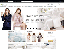 Tablet Screenshot of ellesilk.com